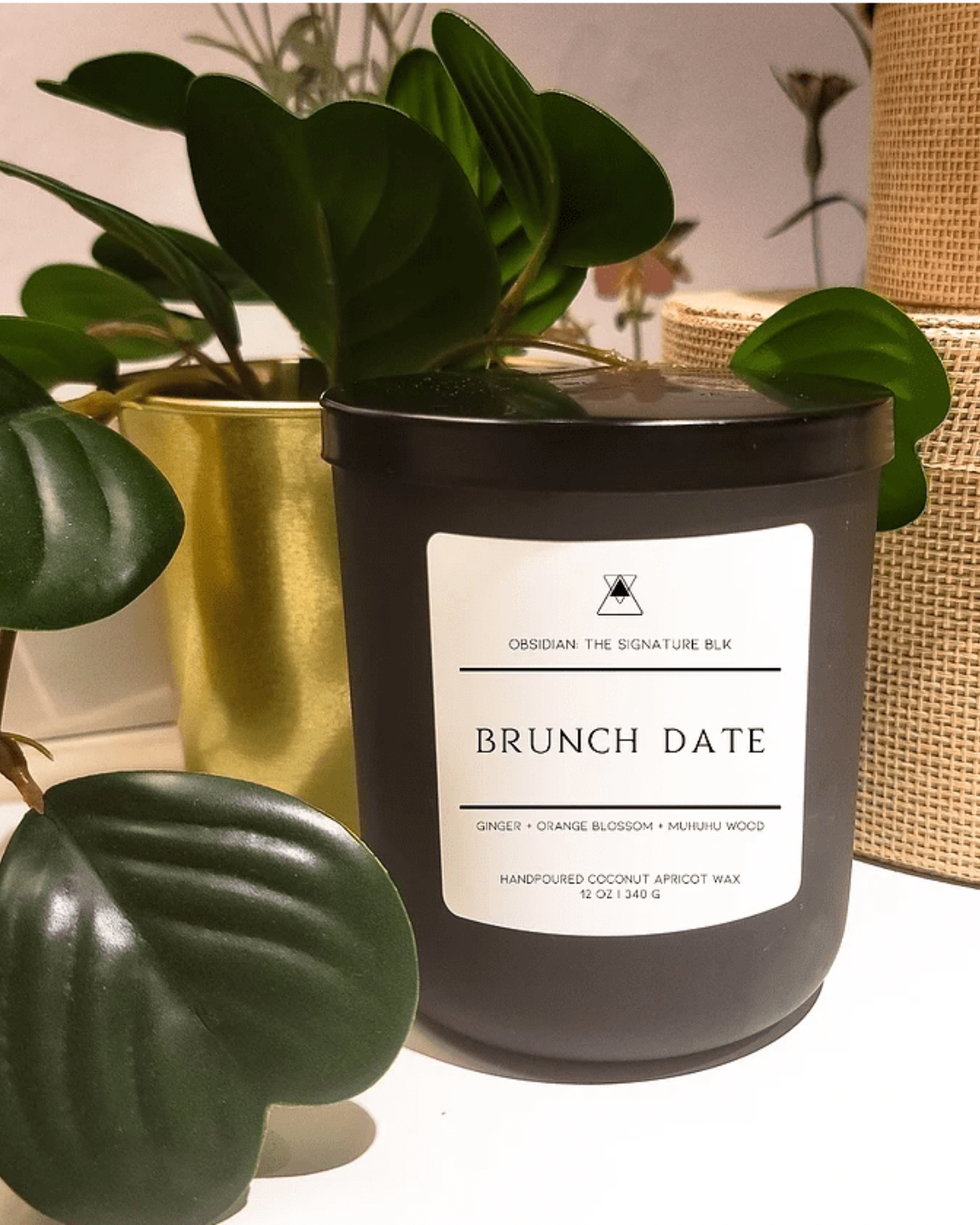 Brunch Date: Clementine and Ginger Blossom Coconut Apricot Candle